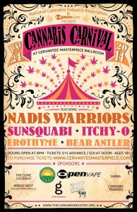 Cannabis Carnival Poster