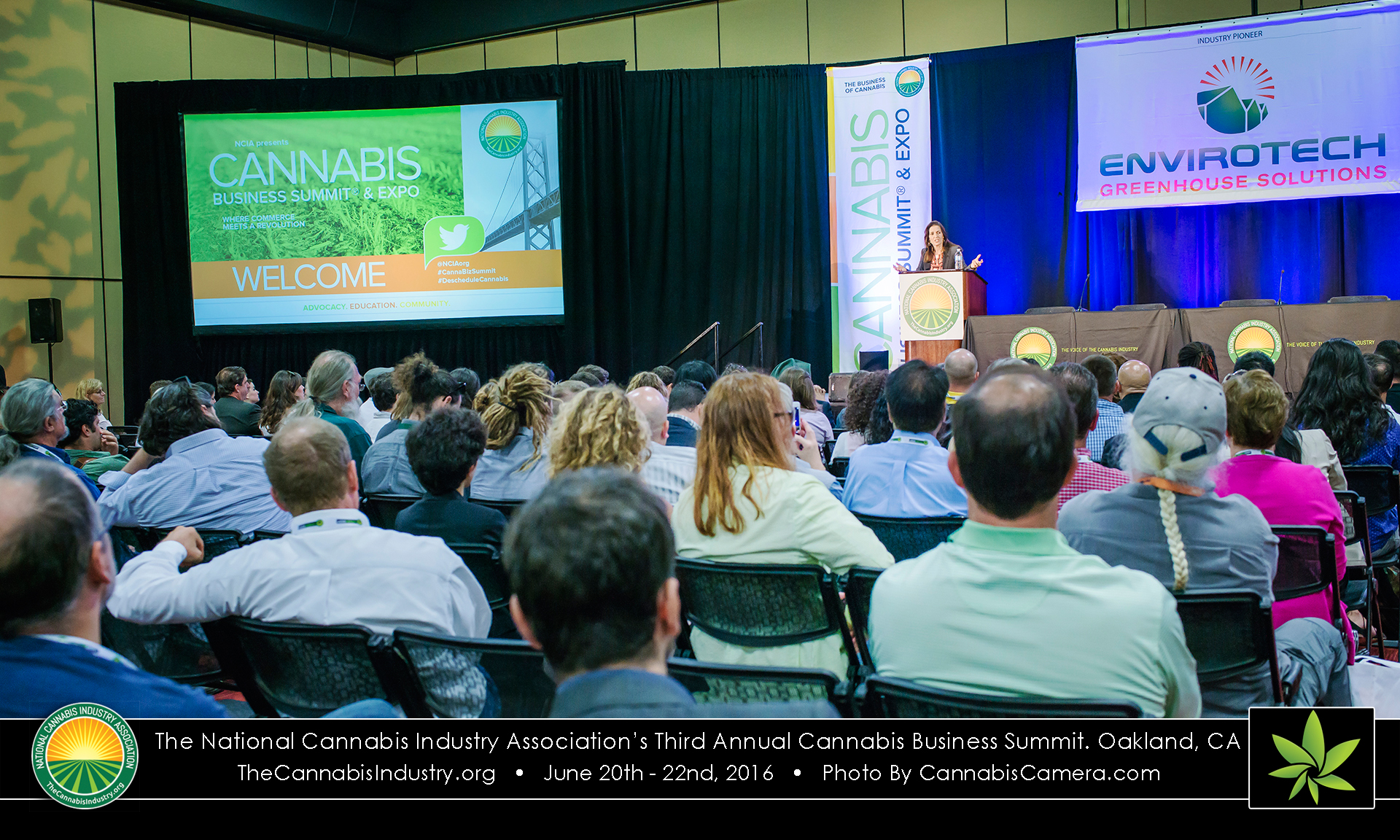 The National Cannabis Industry Associations's Cannabis Business Summit in Oakland, California