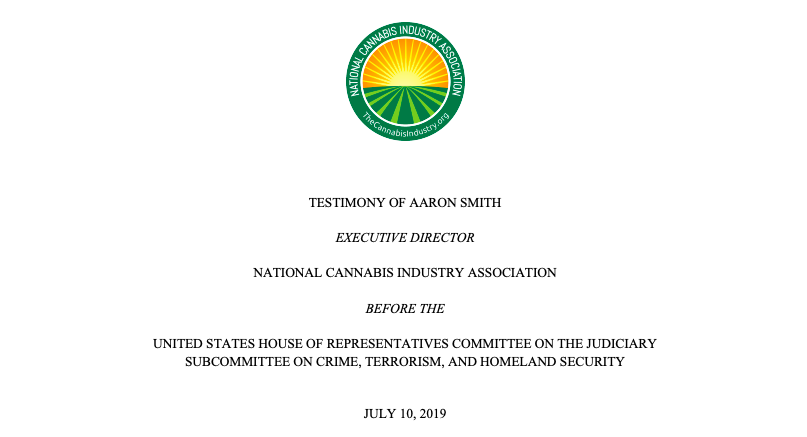 Testimony of Aaron Smith, Executive Director, NCIA, Before The U.S. House of Representatives Committee on the Judiciary Subcommittee on Crime, Terrorism, and Homeland Security