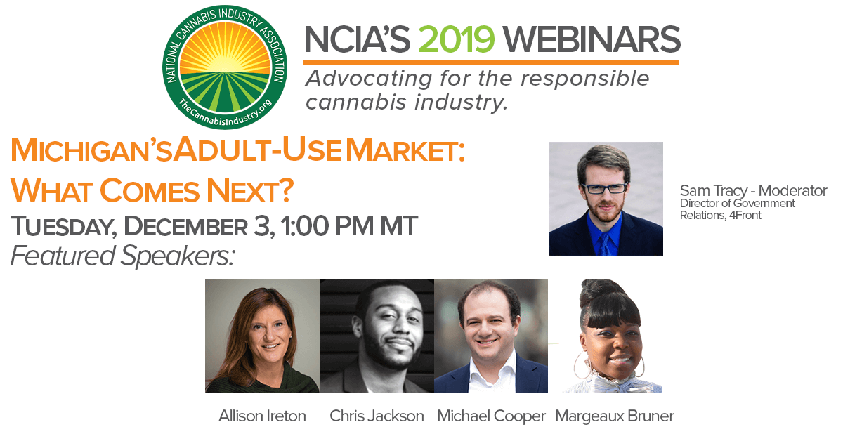 Watch The Webinar: Michigan’s Adult-Use Market – What Comes Next?