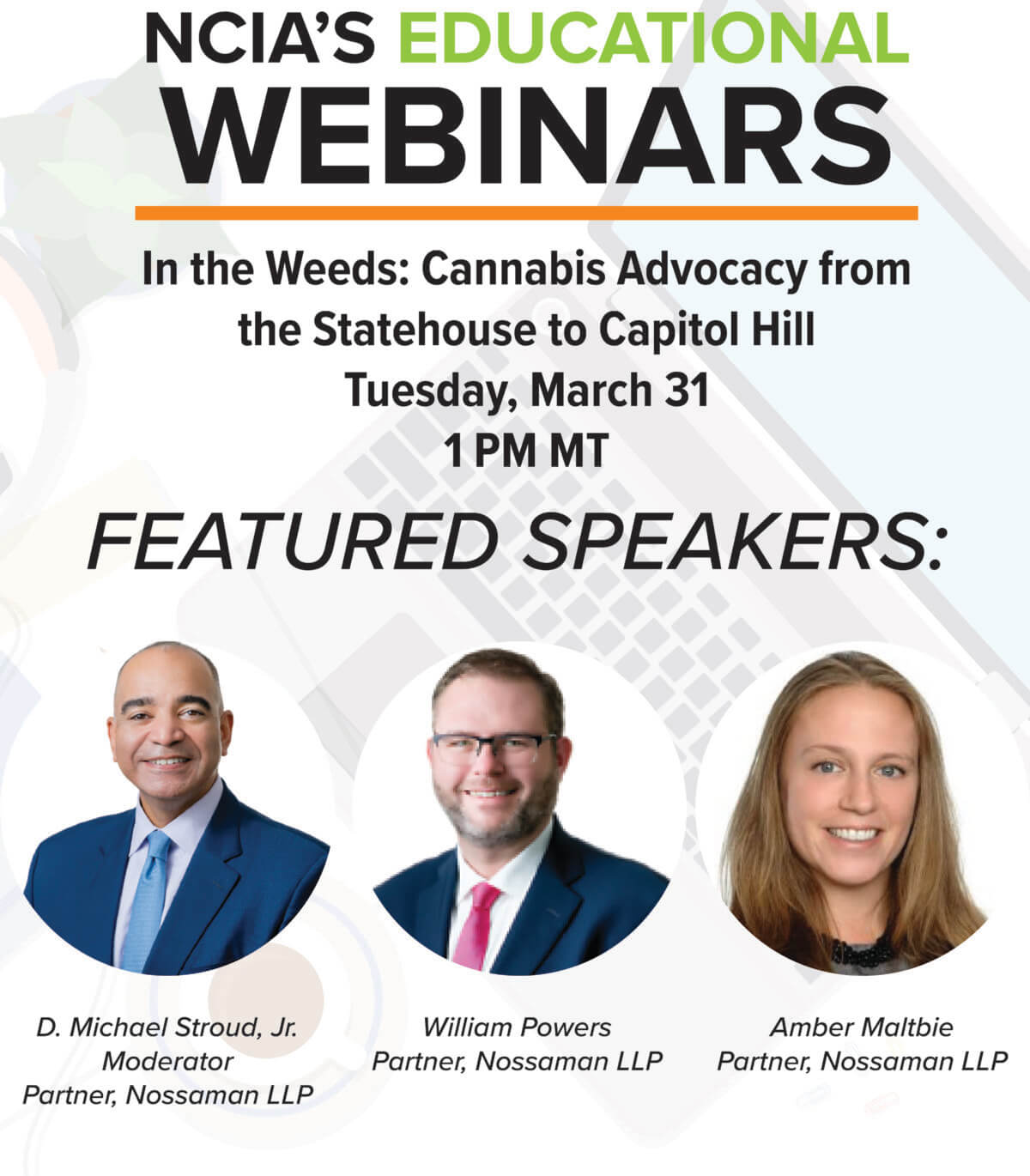 Webinar Recording: In the Weeds – Cannabis Advocacy from the Statehouse to Capitol Hill