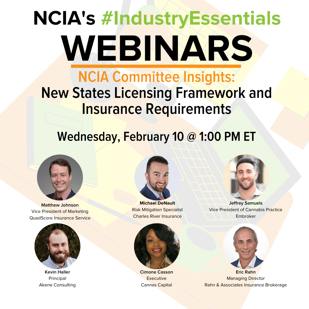 NCIA Committee Insights | 2.10.21 | New States Licensing Framework and Insurance Requirements