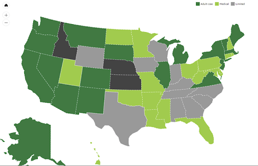 Across the Country – State Cannabis News and Movement