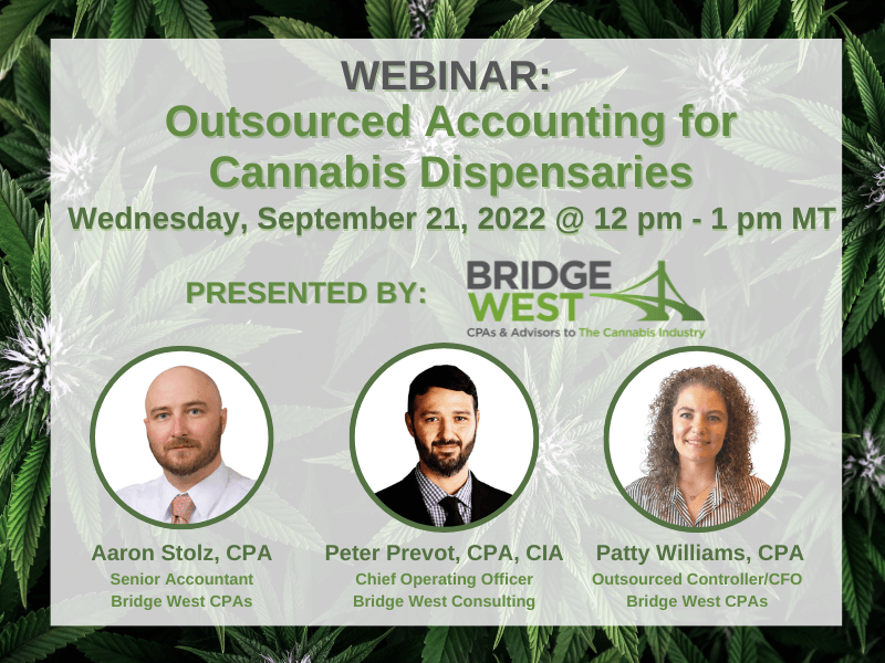 Webinar: Outsourced Accounting Services for Dispensaries  