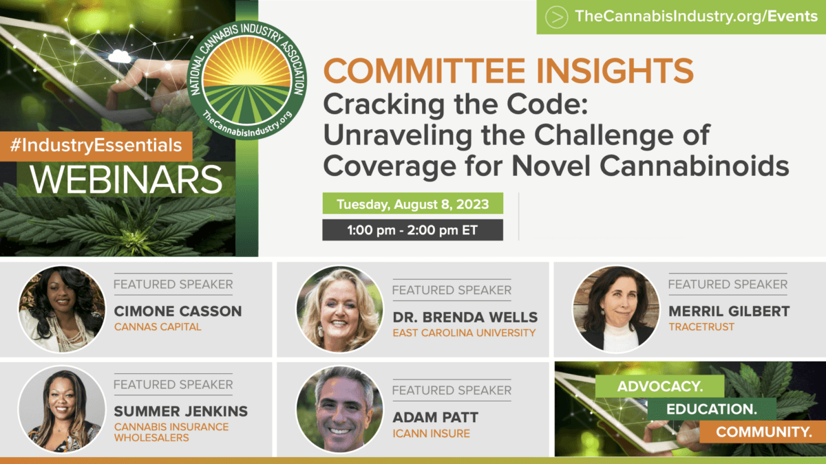 Cracking the Code – Unraveling the Challenge of Coverage for Novel Cannabinoids | 8.8.23 | Committee Insights