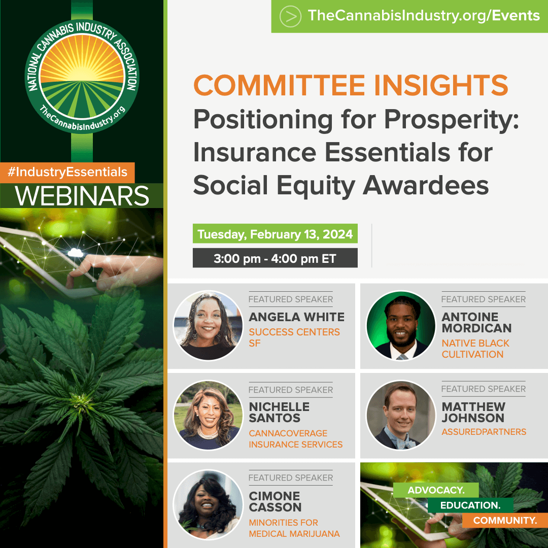 Webinar Release: Positioning for Prosperity – Insurance Essentials for Social Equity Awardees